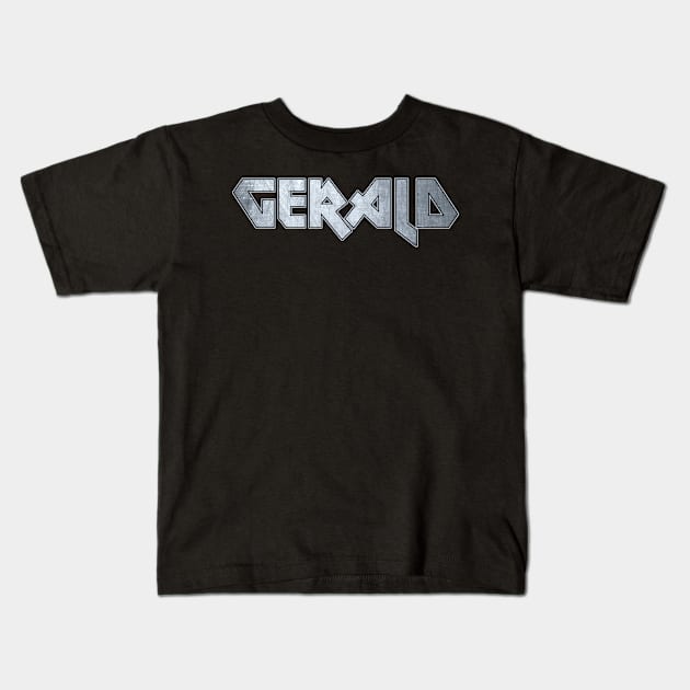 Heavy metal Gerald Kids T-Shirt by KubikoBakhar